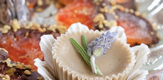 Earl Grey and Lavender-Infused Cheesecakes