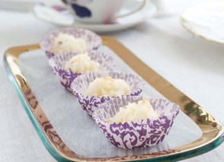White Chocolate & Lavender Coconut Macaroons