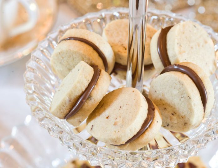 Mini Hazelnut Sandwich Cookies