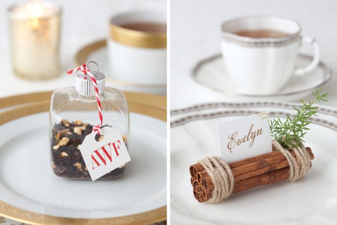 Holiday Tea Place Cards