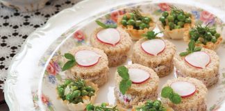 Radish-Poppyseed Tea Sandwiches
