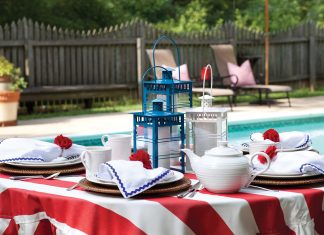 Red, White, and Blue Celebration Tea
