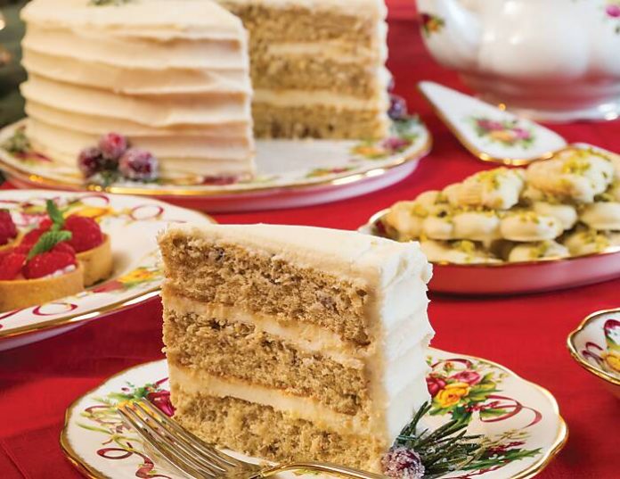 Maple-Pecan Chiffon Cake