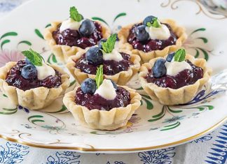 Blueberry-Ginger Tartlets