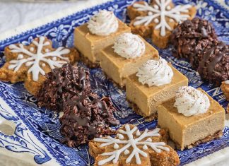 Gingerbread “Cheesecake” Squares